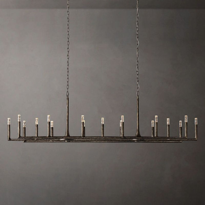 Thadeus Linear Chandelier 96” - thebelacan