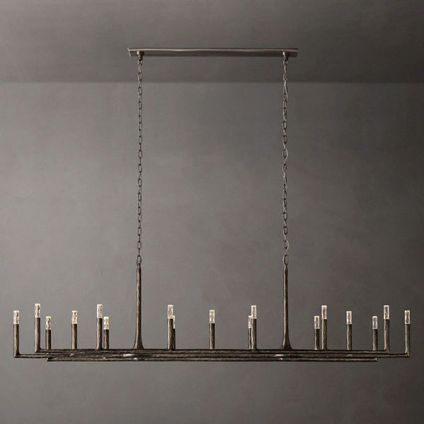 Thadeus Linear Chandelier 96” - thebelacan