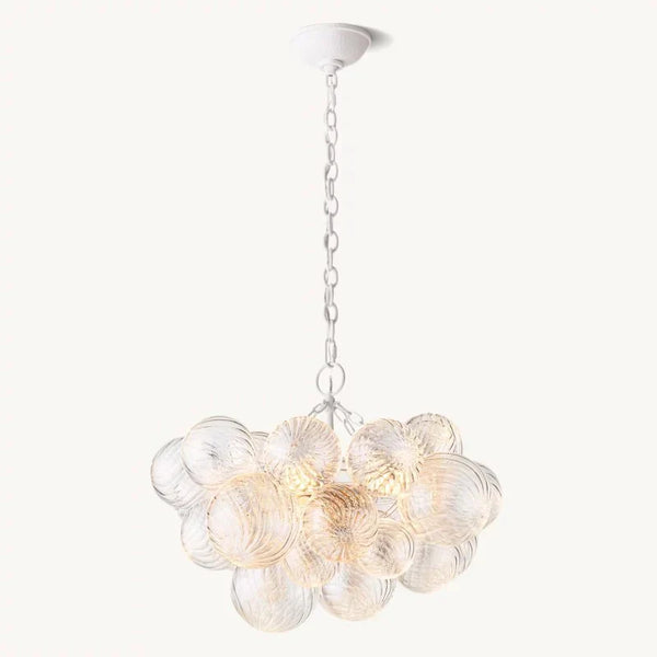 Tammy Round Glass Ball Chandelier 24"