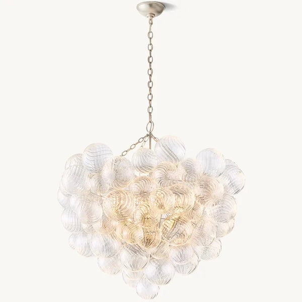 Tammy Round Glass Ball Chandelier 38"