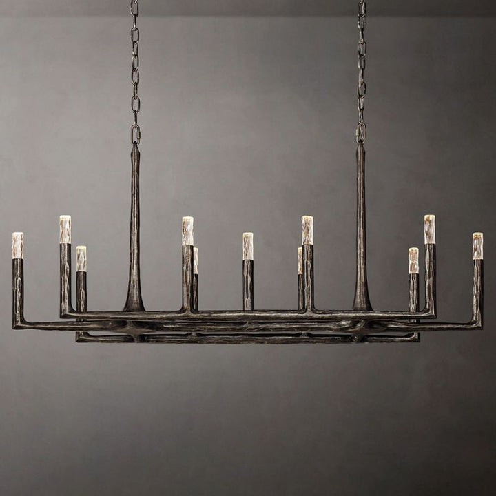 Thadeus Linear Chandelier 54” - thebelacan