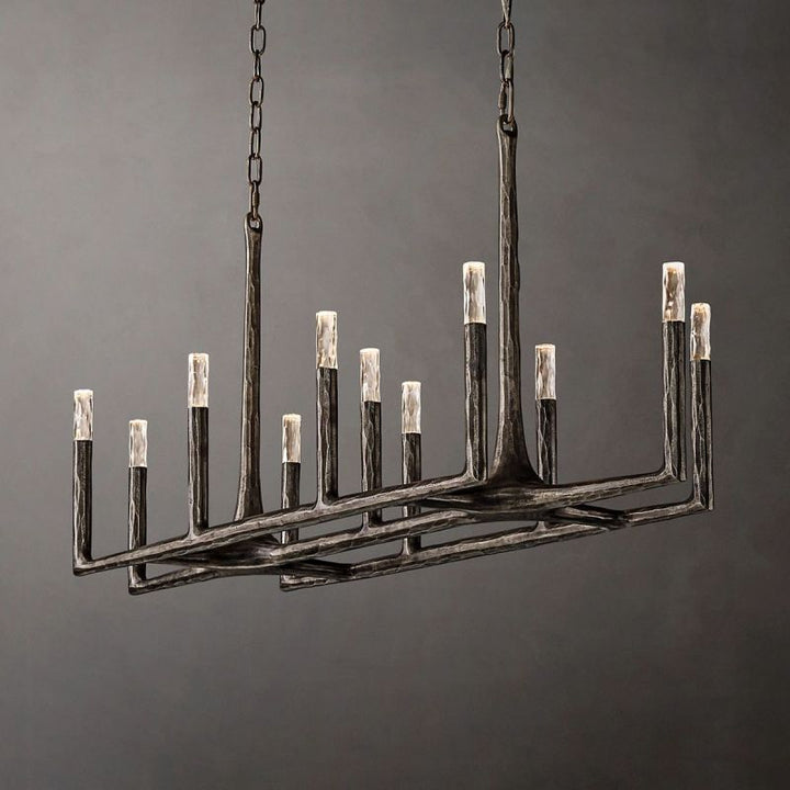 Thadeus Linear Chandelier 54” - thebelacan