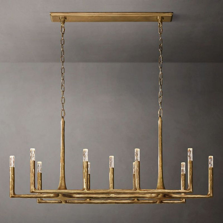 Thadeus Linear Chandelier 54” - thebelacan