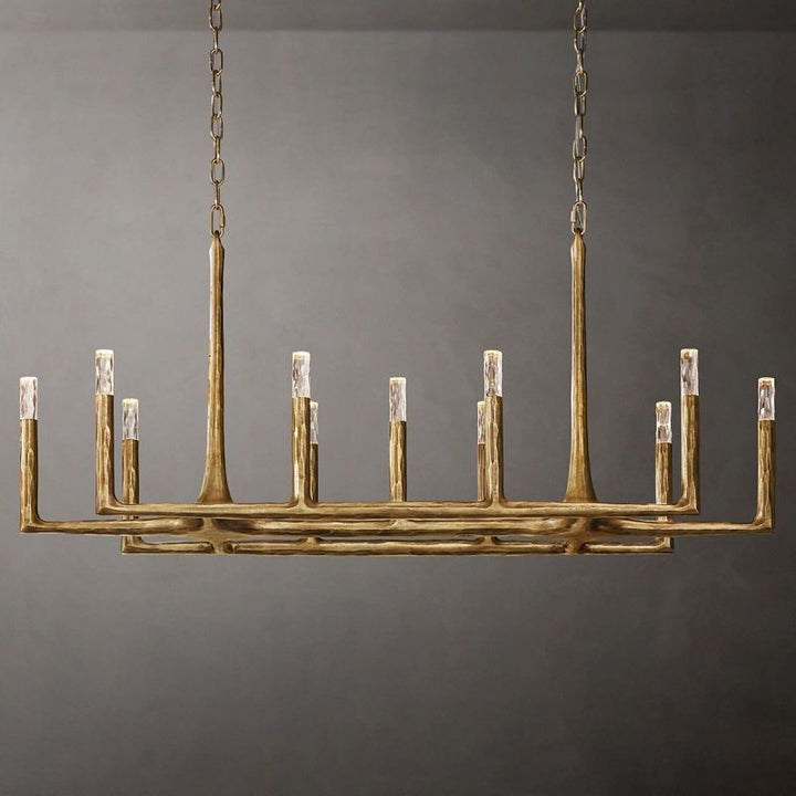 Thadeus Linear Chandelier 54” - thebelacan