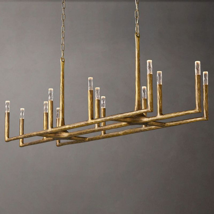 Thadeus Linear Chandelier 72” - thebelacan