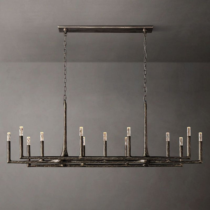 Thadeus Linear Chandelier 72” - thebelacan