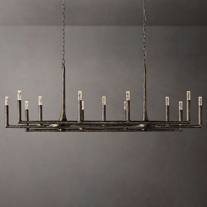 Thadeus Linear Chandelier 72” - thebelacan