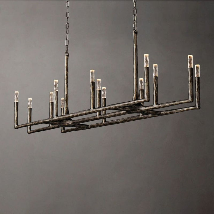 Thadeus Linear Chandelier 72” - thebelacan