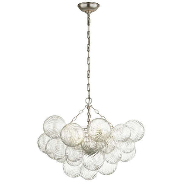 Toska Glass Chandelier, Modern Chandelier For Dining Room