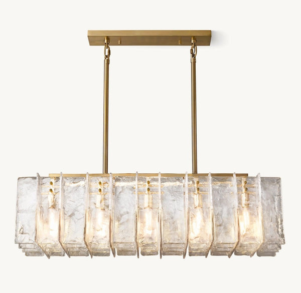 Trama Rectangular Chandelier 49"
