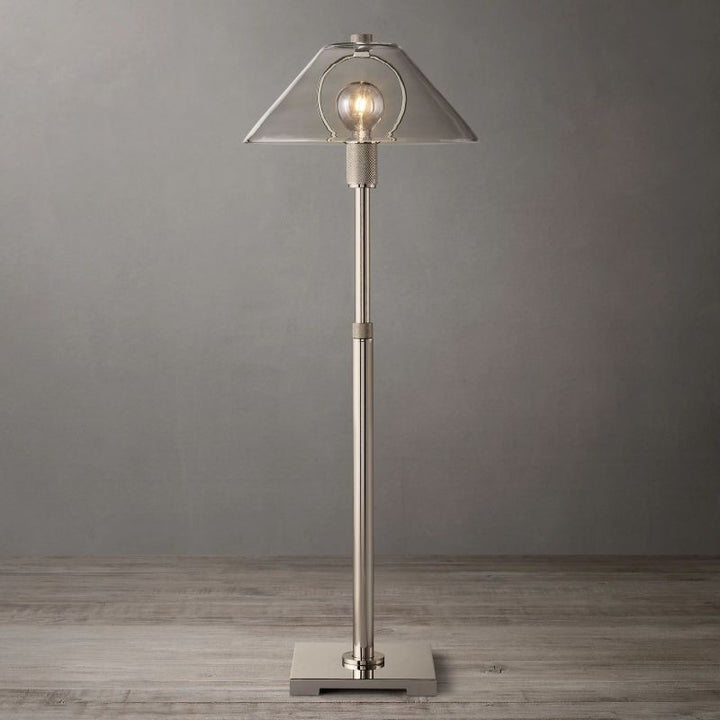 Utilitaire Glass Shade Table Lamp - thebelacan