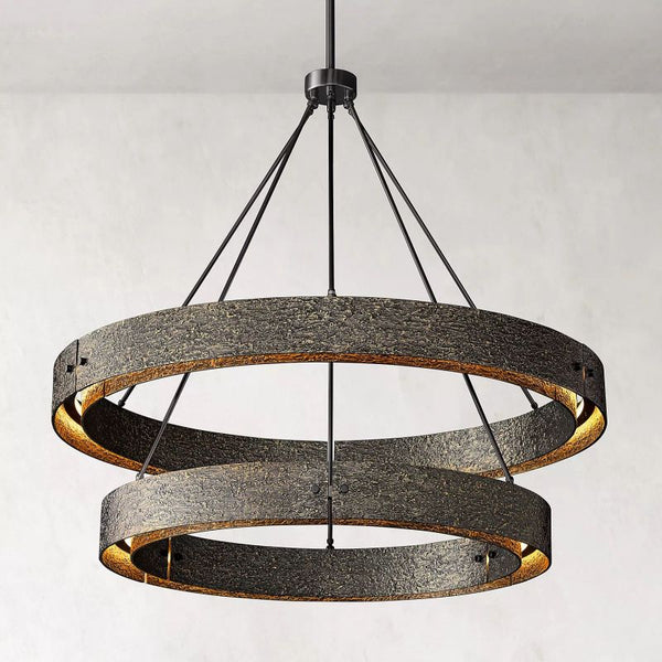 Vilary 2-tier Round Chandelier 60" - thebelacan