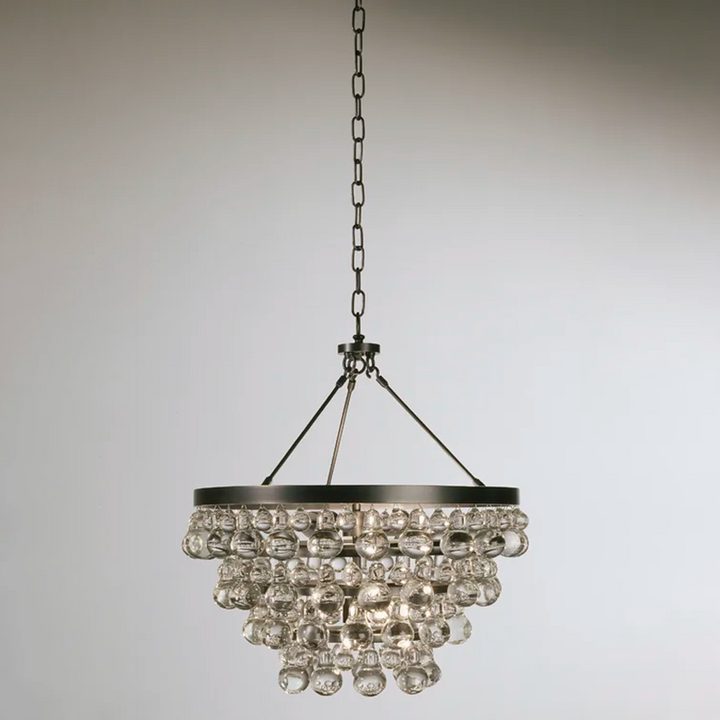 Anqeer Waterdrop Round Chandelier 21"