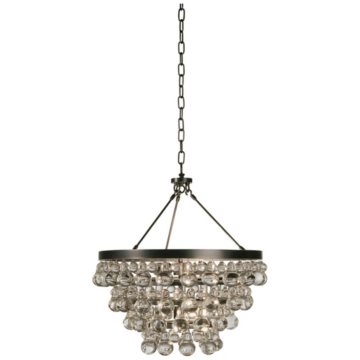 Anqeer Waterdrop Round Chandelier 21"