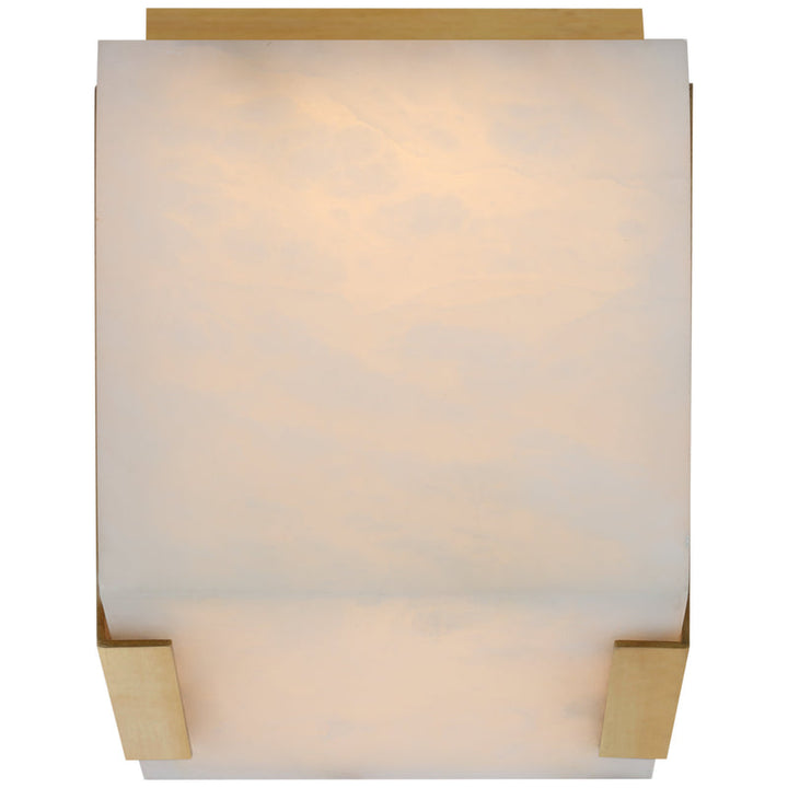 Kelly Wearstler Covet Tall Clip Solitaire Flush Mount with Alabaster - ebuylight