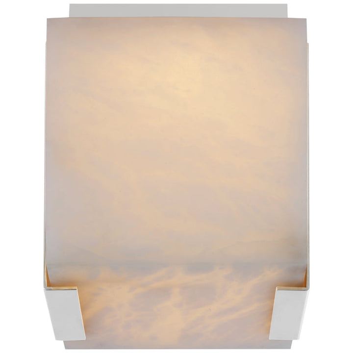 Kelly Wearstler Covet Tall Clip Solitaire Flush Mount with Alabaster - ebuylight