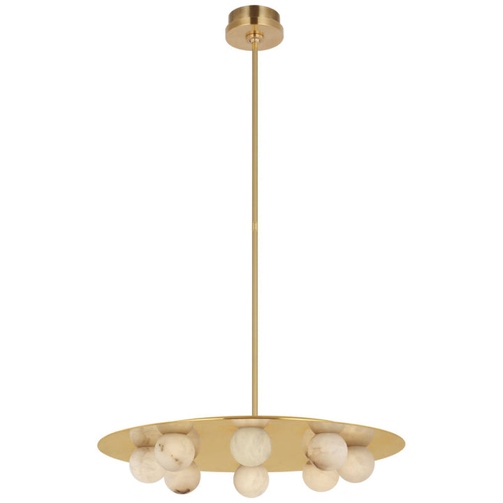 Kelly Wearstler Alabaster Pertica 24" Eight Light Chandelier - ebuylight