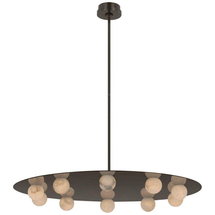 Kelly Wearstler Alabaster Pertica 36" Ten Light Chandelier - ebuylight